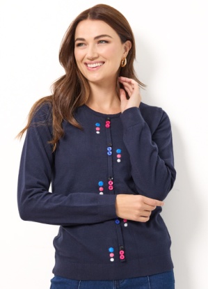 Mudflower Button Jumper